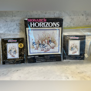 Monarch Horizons Goose Needle‎ Point Cross Stitch Kit (3)